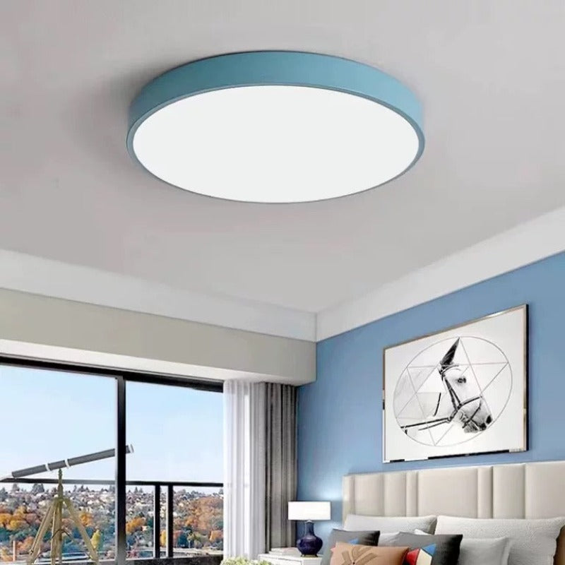 Ultratynd LED Loftlampe – Moderne Rund Loftarmatur til Hjem & Kontor | Energivenlig, Minimalistisk Design – 30cm/40cm/50cm (Flere Farver)