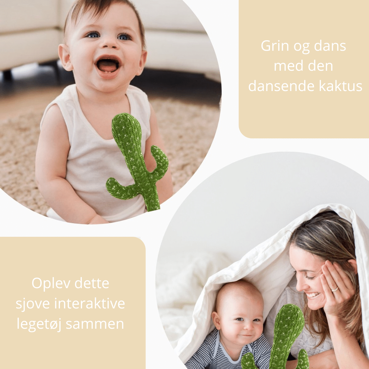 Happy Cactus - Reagerer på lyd - Den dansende kaktus