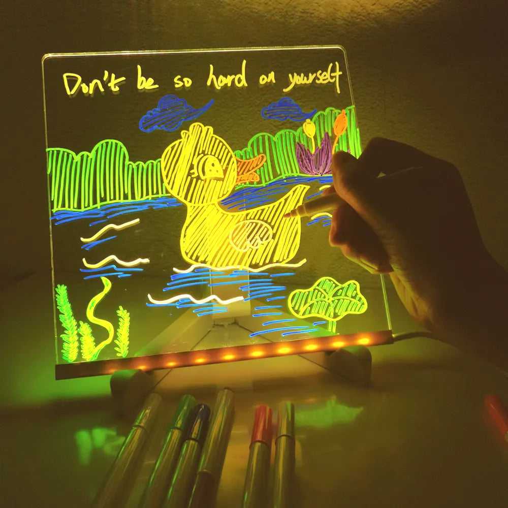 Drawing Light - Oplyste fantasier - Tegnebræt