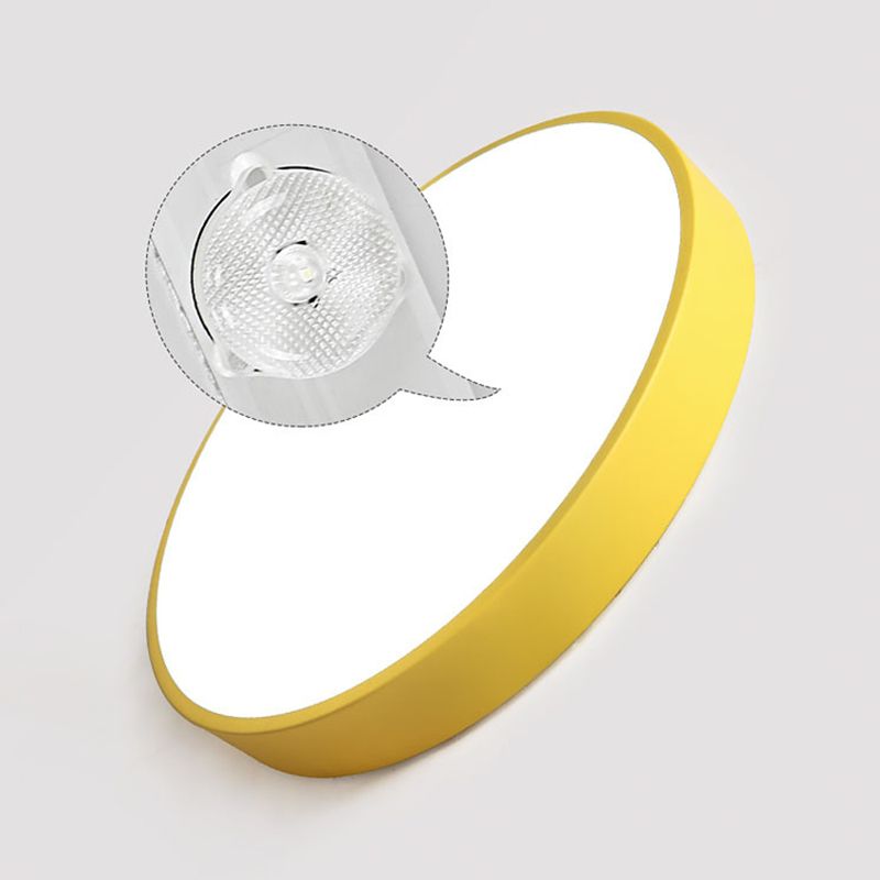 Ultratynd LED Loftlampe – Moderne Rund Loftarmatur til Hjem & Kontor | Energivenlig, Minimalistisk Design – 30cm/40cm/50cm (Flere Farver)