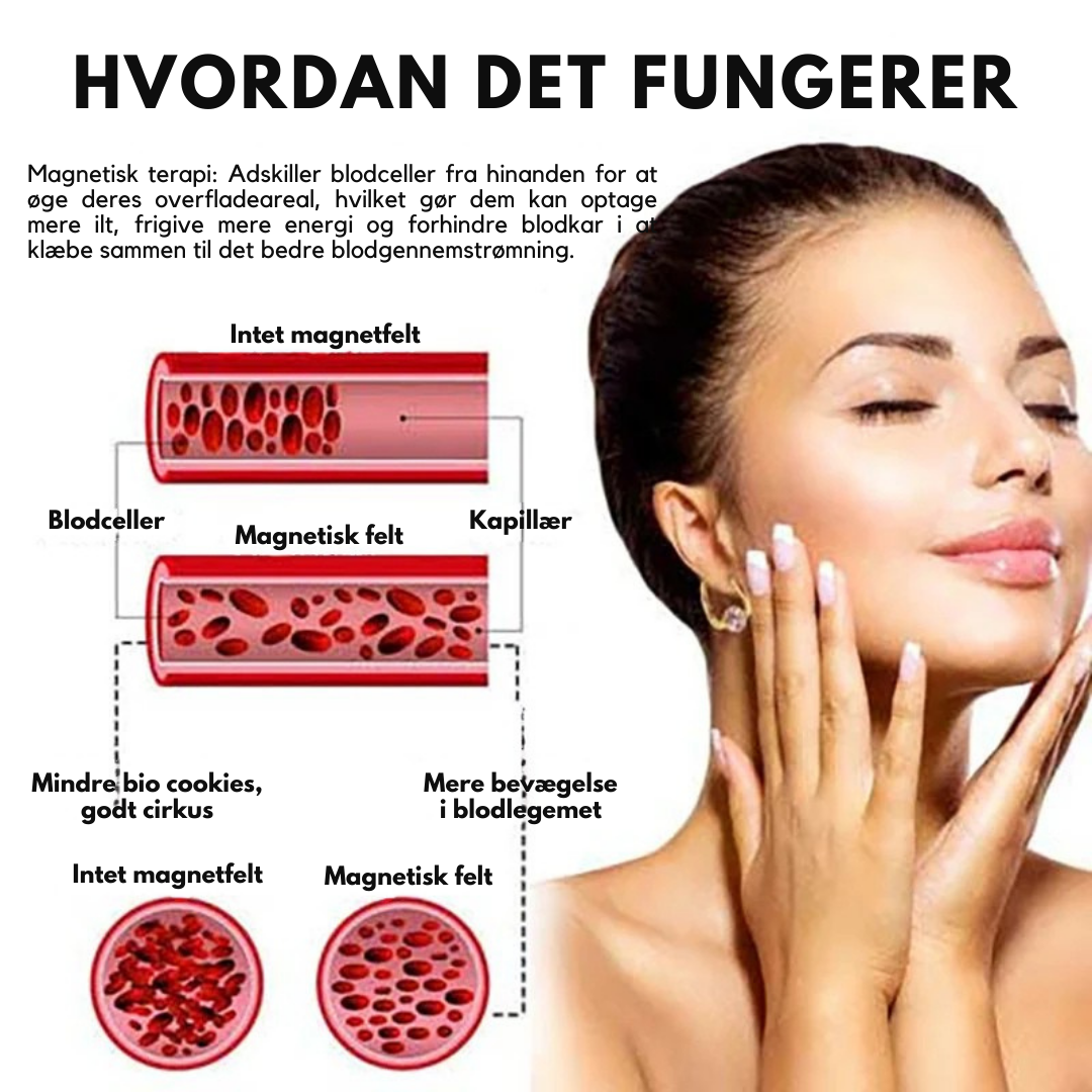 Lymphi - Øreringe med lymfatisk magnetterapi