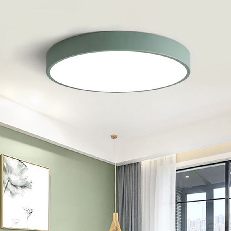 Ultratynd LED Loftlampe – Moderne Rund Loftarmatur til Hjem & Kontor | Energivenlig, Minimalistisk Design – 30cm/40cm/50cm (Flere Farver)