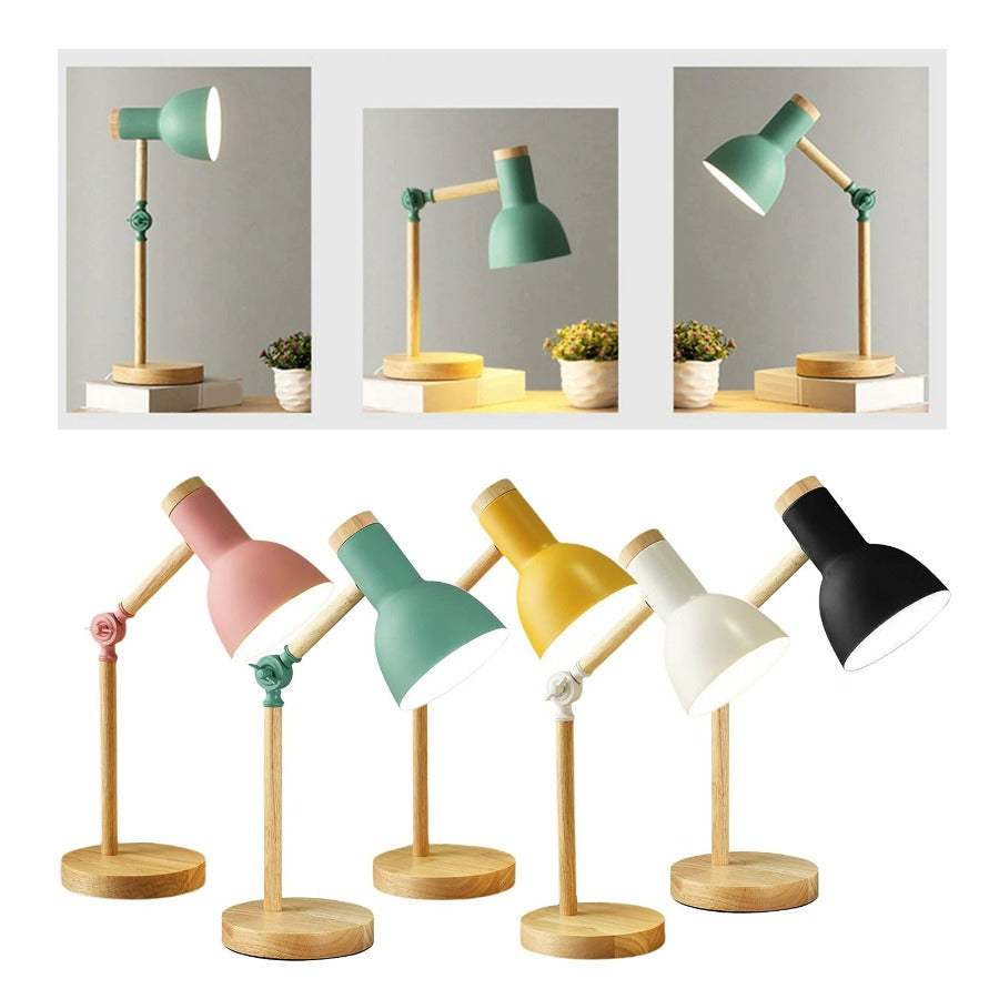 FlexiGlo Skrivebordslampe – Skandinavisk Design | Justerbar & Foldbar | Moderne Belysning til Kontor, Natbord & Arbejdsrum