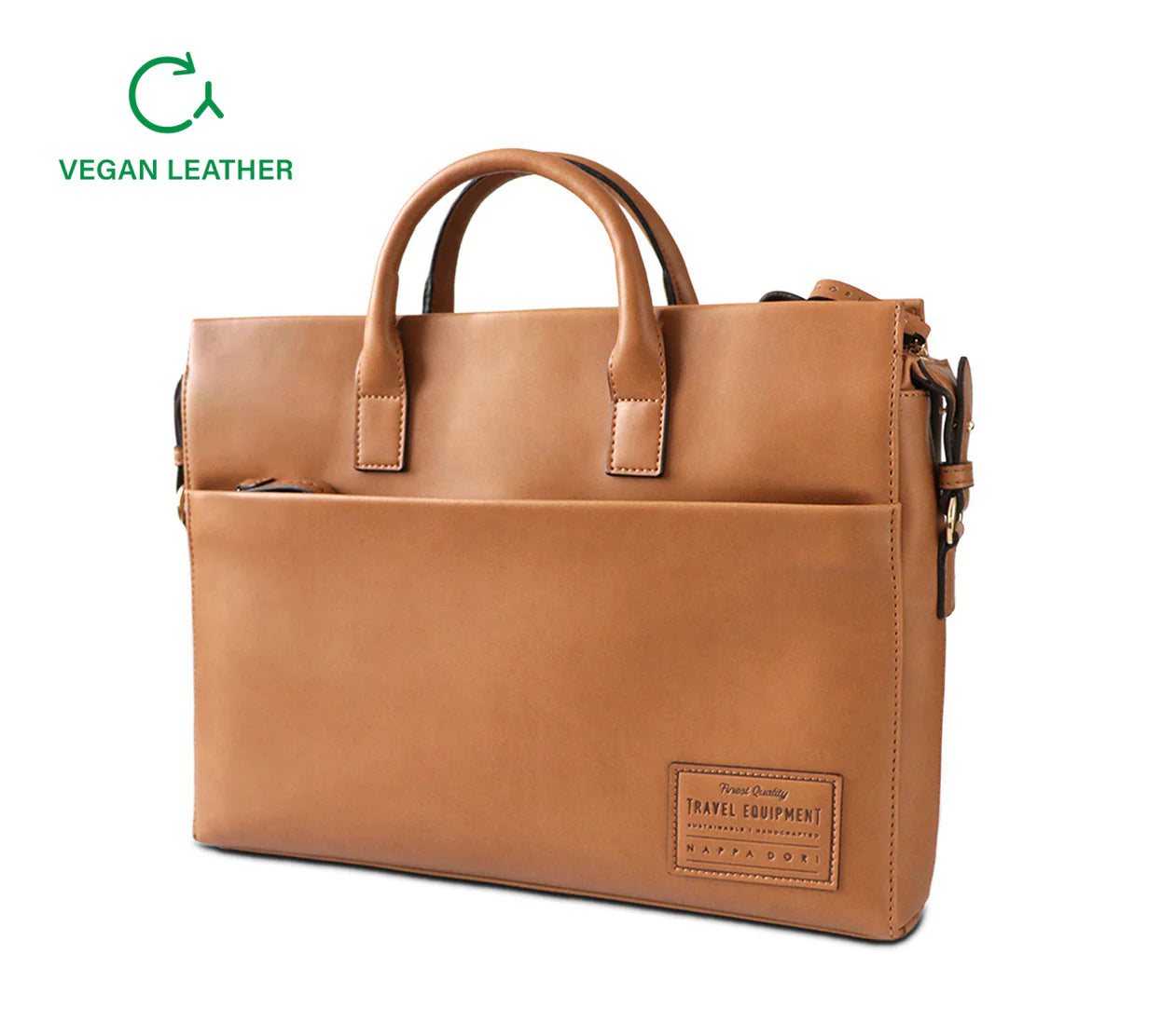 Voyager Eco-Leather Laptop Bag – Sustainable Elegance for Modern Professionals