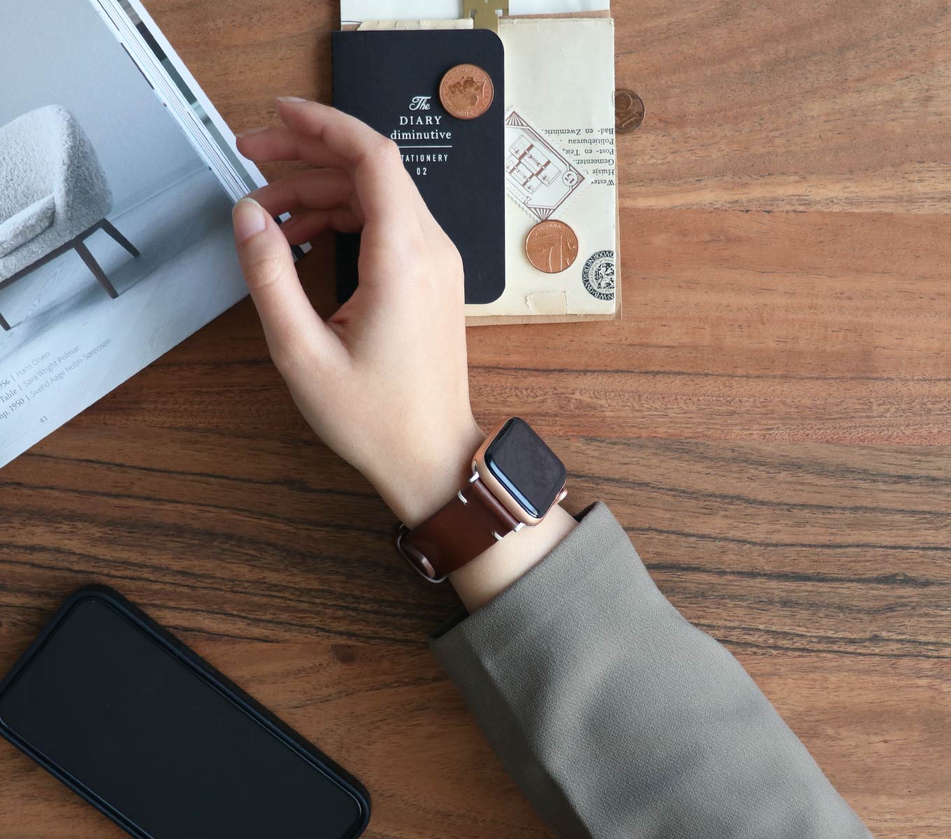 Læderrem til Apple Watch – Elegant Urrem i Ægte Læder | Selviz
