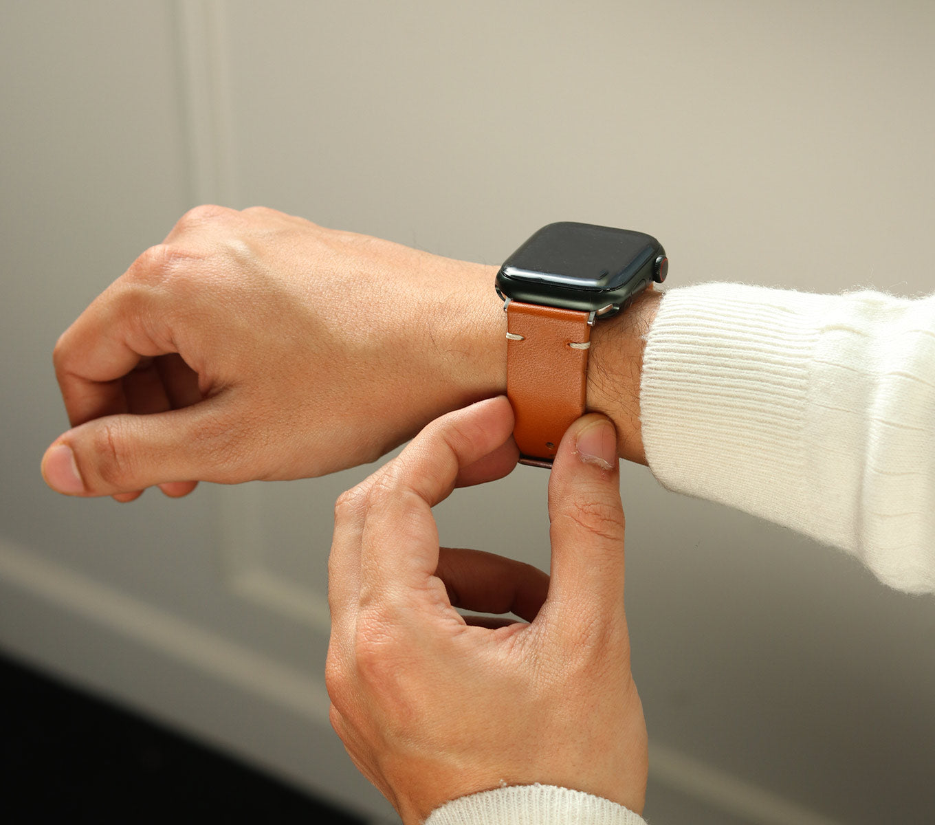 Læderrem til Apple Watch – Elegant Urrem i Ægte Læder | Selviz