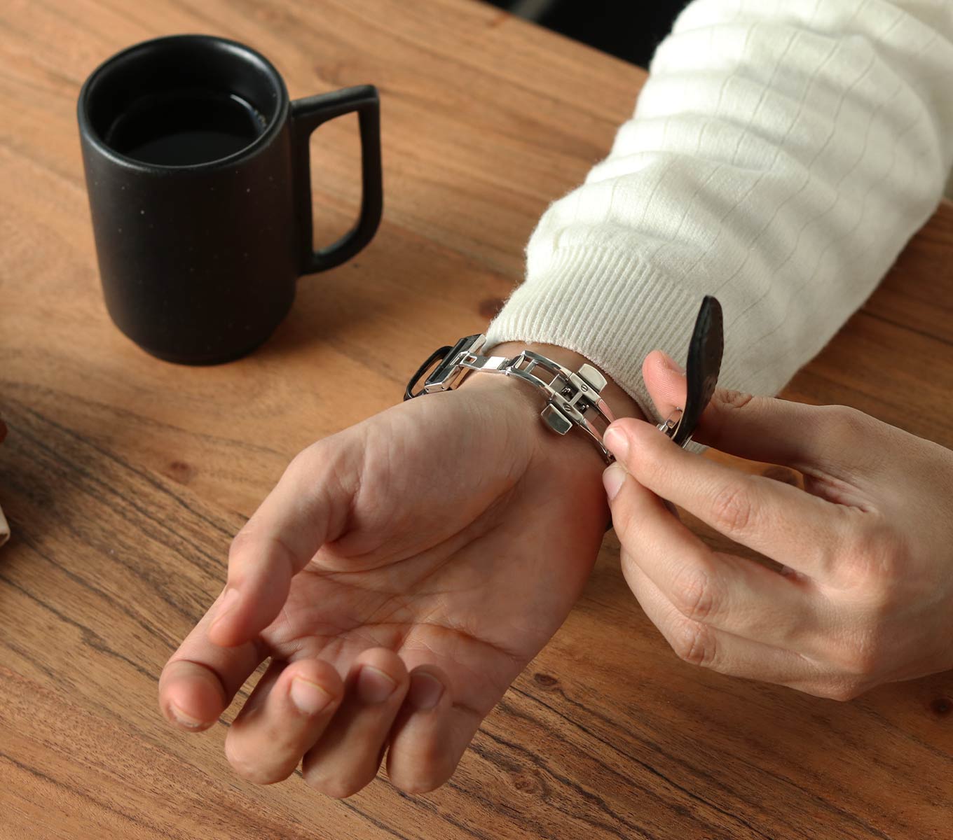 Læderrem til Apple Watch 44/45mm – Eksklusiv Urrem fra Selviz