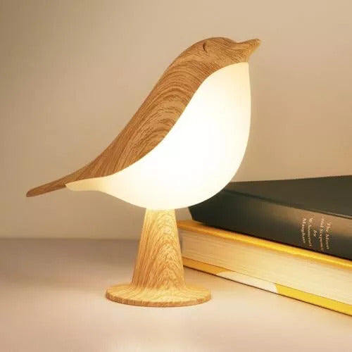 ZenGlow Elegant Fugle-Inspireret Natbordslampe