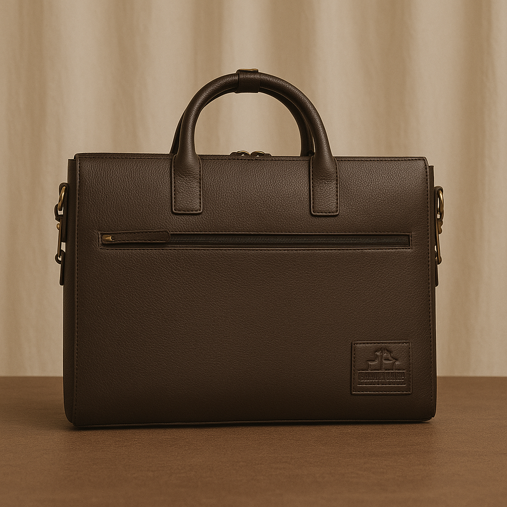 Voyager Læder Laptop Taske – Tidløs Elegance & Funktionalitet
