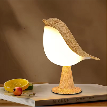 ZenGlow Elegant Fugle-Inspireret Natbordslampe