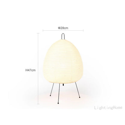 WabiGlow Bordlampe – Håndlavet RisPapir Skærm med Wabi-Sabi Æstetik og Justerbart LED Lys