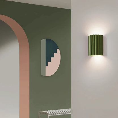 GleamEdge Moderne Væglampe – Kunstnerisk Harpiksdesign med LED Teknologi for Stilfuld Belysning