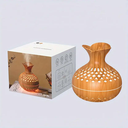 SerenityMist Aroma Diffuser – Blomsterdesign, Langvarig Aromaterapi, 10 Timer Drift, Perfekt til Afslapning