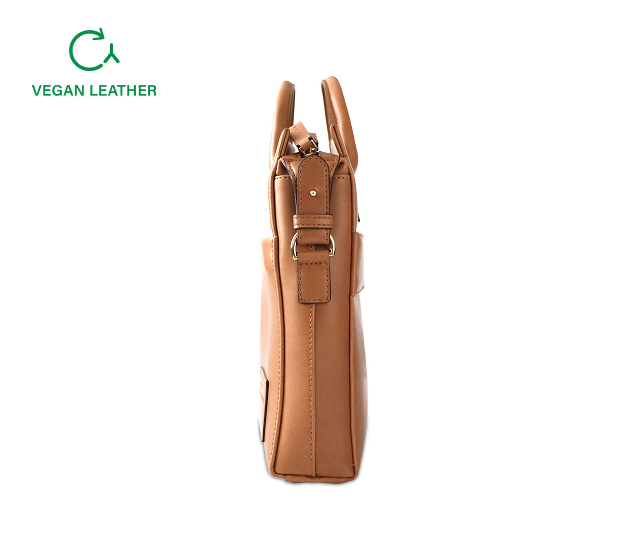 Voyager Eco-Leather Laptop Bag – Sustainable Elegance for Modern Professionals
