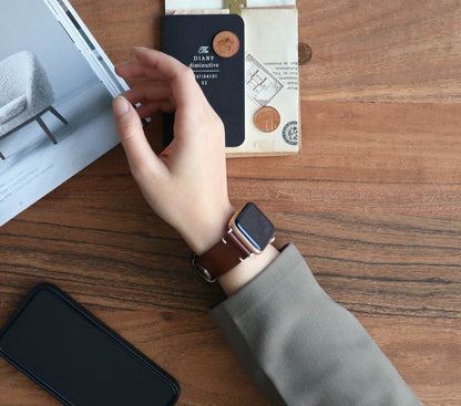 Læderrem til Apple Watch – Elegant Urrem i Ægte Læder | Selviz