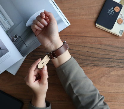 Læderrem til Apple Watch – Elegant Urrem i Ægte Læder | Selviz