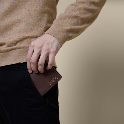 Læder Pung med Flap – Kompakt Bifold Herrepung | Selviz