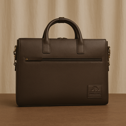 Voyager Læder Laptop Taske – Tidløs Elegance & Funktionalitet